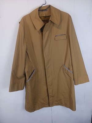 Vintage Harbor Master ''Buoy Cloth'' w/Zepel Repellant Lined Trench Coat 40 Reg