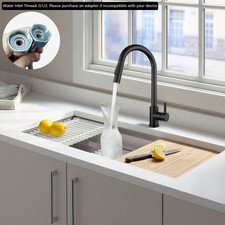 360  Rotating Kitchen Tap 0  90  Hot  Cold Kitchen Faucet Retractable Deck Mount