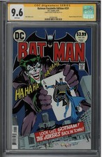 BATMAN #251 FACSIMILE ED. CGC SS 9.6 SIGNED BY NEAL ADAMS CLASSIC JOKER COVER DC