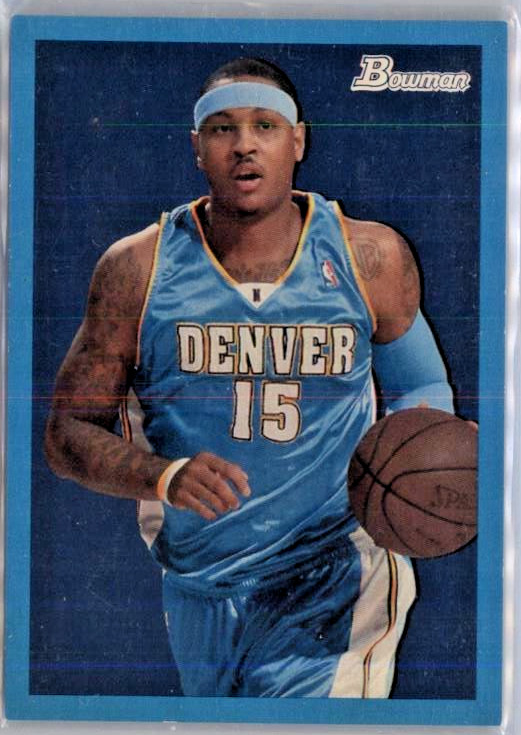 2009-10 Bowman '48 Blue Carmelo Anthony #20 0004/1948 DENVER NUGGETS