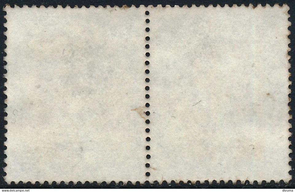 EGYPT 1932, KING FUAD SURCHARGED, FALSE, FAUX - MINT NO GUM - PAIR STAMPS. #A991 - Image 2 of 2