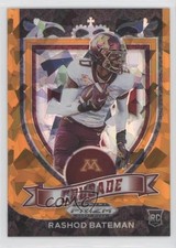 2021 Panini Prizm Draft Picks Crusade Orange Ice Prizm Rashod Bateman #166 0c6