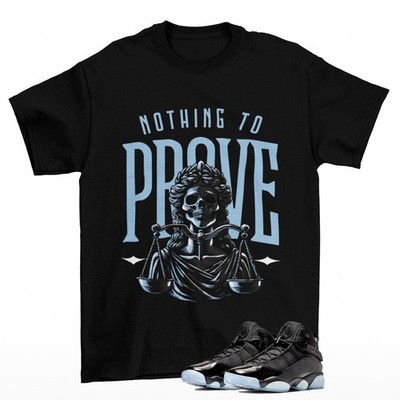 Proof Sneaker Shirt to Match Jordan 6 Rings Black Ice 322992-011