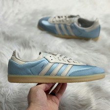 Adidas Samba OG Icey Blue Chalk White Mens IH6819 NEW Multi Sz