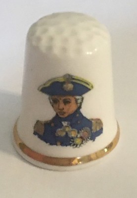 Admiral Lord Nelson Thimble Vintage Souvenir Collectible