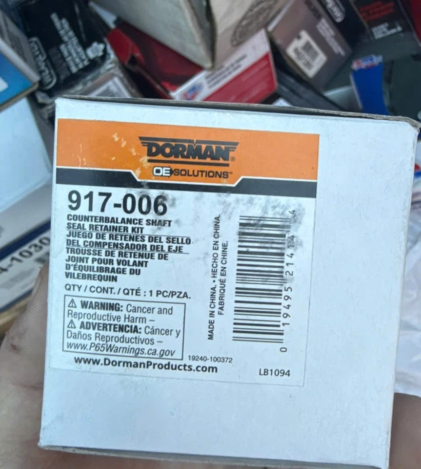 Kit de sello de eje de equilibrio del motor Dorman 917-006 para 90-02 Accord CL Odyssey Prelude Foto 2 de 2