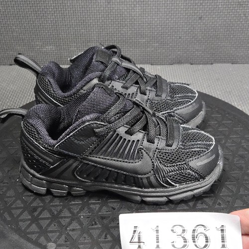 Nike Shoes Kids Size 9C Black Mesh Running Low Top Athletic Sneakers HF7000-007