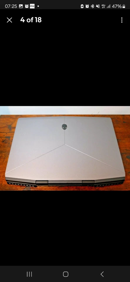 Dell Alienware M15 R1 15.6" (1TB SSD, Intel Core i7 8th Gen., 2.2 GHz, 32 GB - Image 2 of 4