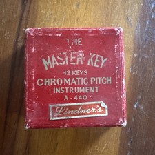 The Master Key Chromatic Pitch Instrument A-440 13 Keys Lindner's