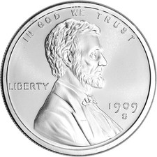 2 oz Golden State Mint Silver Round Lincoln Cent Design .999 Fine 82.26 per troy oz