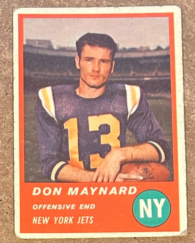Don Maynard #15 1963 Fleer card