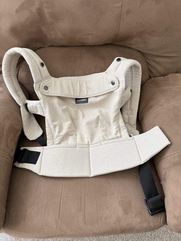 Momcozy Infant Baby Toddler Linen Breathable Baby Carrier with Adjustable Straps