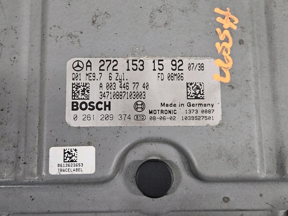 Módulo de controle de motor 2009-2011 Mercedes Benz W204 C300 C350 E350 ECM 2721531592 - Imagem 3 de 4