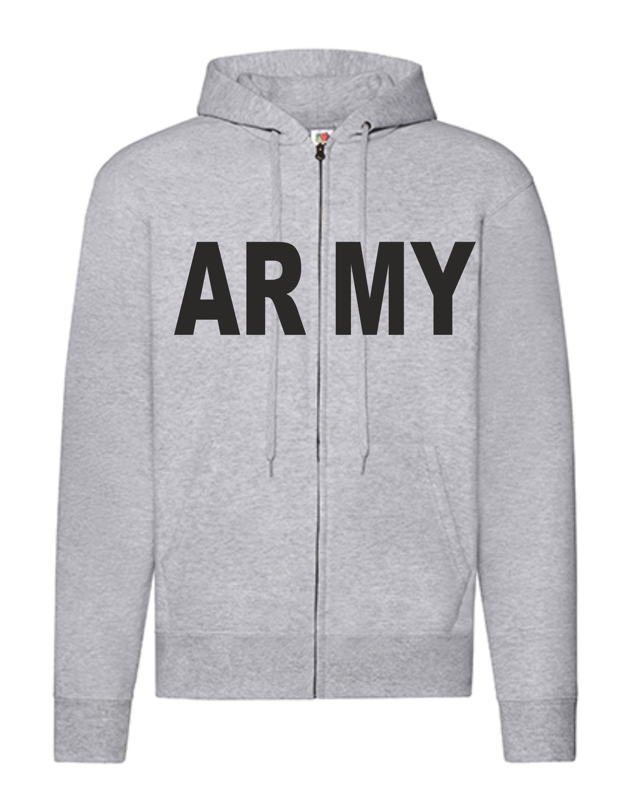 Giacca con cappuccio "ESERCITO" Track Suit Hooded Jacket allenamento Navy USAAF militare jogging