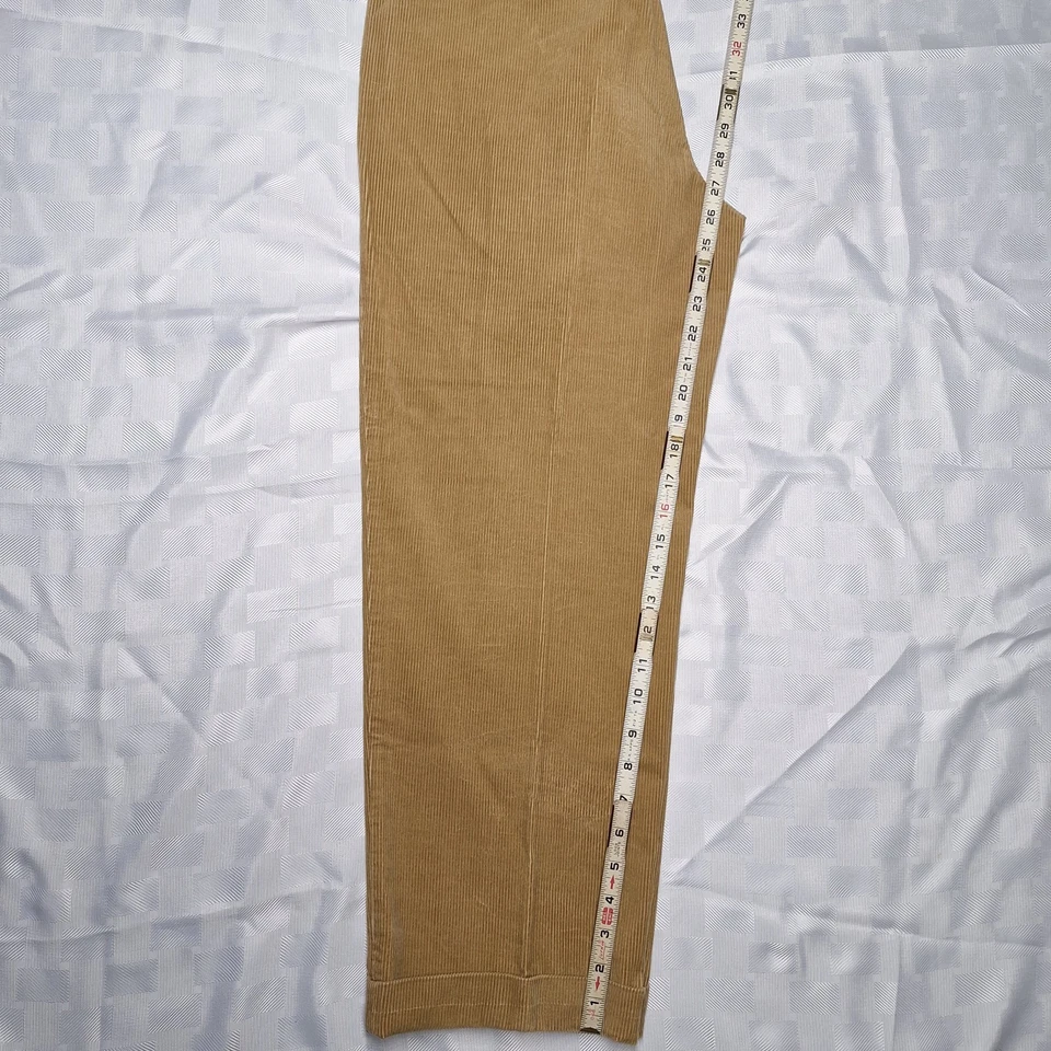 Vintage CUTTER & BUCK Tan Corduroy Pants 34x30 104th US Open  Shinnecock Hills - Image 4 of 4