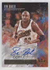2018-19 Panini Court Kings High Signatures 108/149 Vin Baker #HC-VBK Auto 0c3