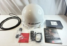 Dish King Tailgater 4 DT4400 Portable Satellite Antenna W/ New Receiver & Remote