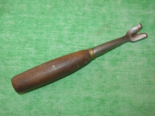 ESTRATTORE VINTAGE MANICO LEGNO 6" TAC ESTRATTORE FABBRO ARTI E MESTIERI STRUMENTO - Foto 3 di 4