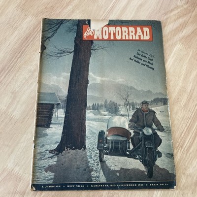 Das Motorrad Motorcycle Magazine No 26 1951 Issue