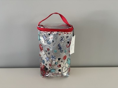 Vera Bradley NWT Clear Lotion Bag in SEA LIFE Beach/Ocean Turtle/Seahorse