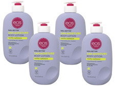  4 PACK  Eos Shea Better Body Lotion Vanilla Cashmere 16oz 24-Hour Moisture