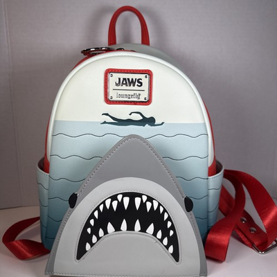 #ad Loungefly JAWS Shark Mini Backpack Universal Studios $220.00
