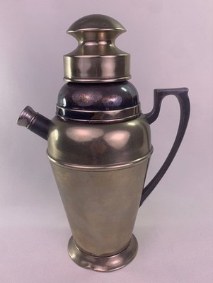 Antique Apollo Cocktail Shaker Silver Plated 1924 Bernard Rice's Sons #4360 1B2