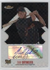 2006 Topps Finest Rookie Black X-Fractor 5/25 Daniel Ortmeier #150 Auto 0rf
