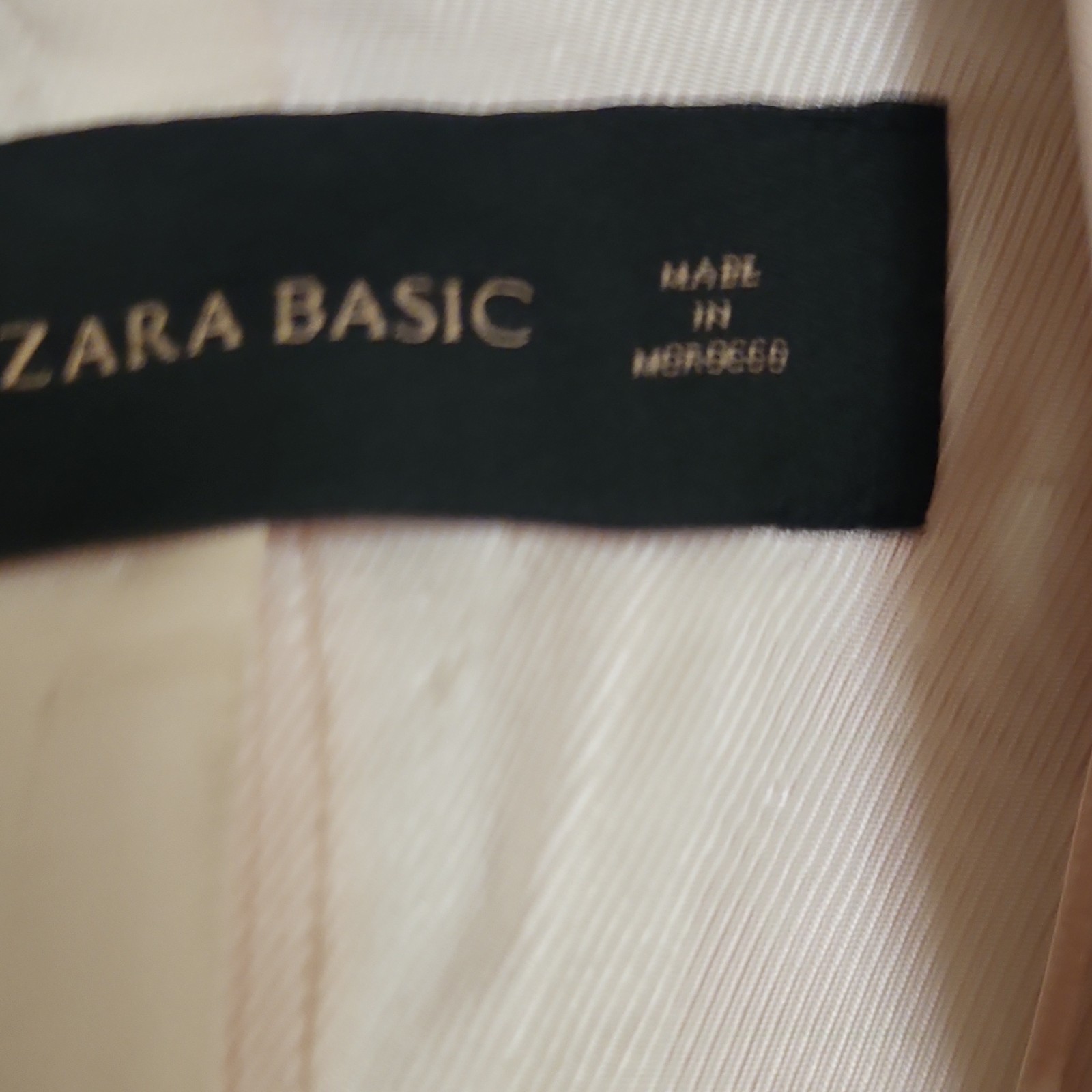 ZARA BASIC Light Pink Blazer Regular Long Sleeve … - image 2