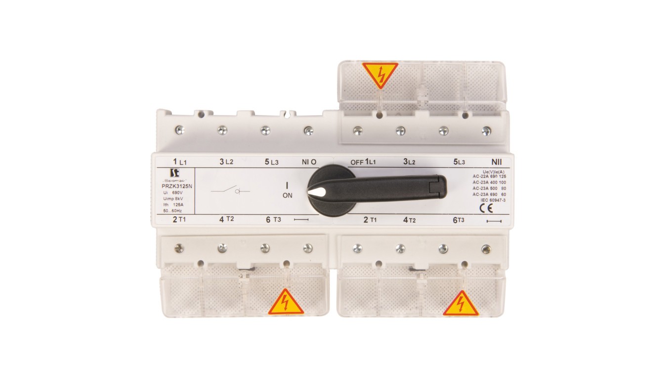 125A Network Unit Switch 3P+N ZK PRK-3125N\W02