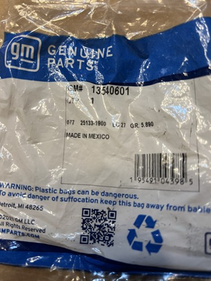 #ad TPMS Sensor GM Parts 13540601 $30.00