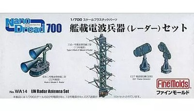 1/700 Schiffsradar & Funkgeräte Nano-Dread Detail Set WA14