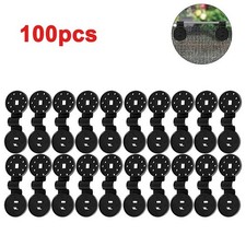 100Pcs Shade Cloth Plastic Clips Sun Shade Net Clips Greenhouse Fabric Fix Clamp
