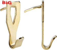 10 X PLASTERBOARD PICTURE HOOKS - HOLDS up to 7KG on DRYWALL