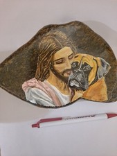 Pet Memorial Hand Painted Rock