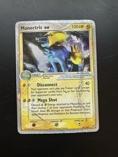 Pokemon TCG Manectric EX 101/107 Deoxys Ultra Rare Card Damaged (DMG)