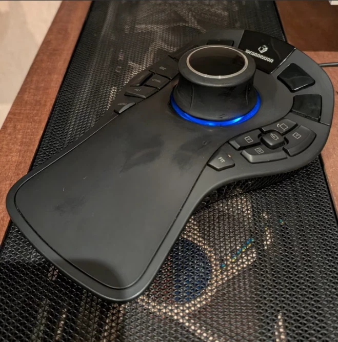 3Dconnexion SpaceMouse Pro USB-Maus - Schwarz (3DX-700040) - Bild 3 von 3