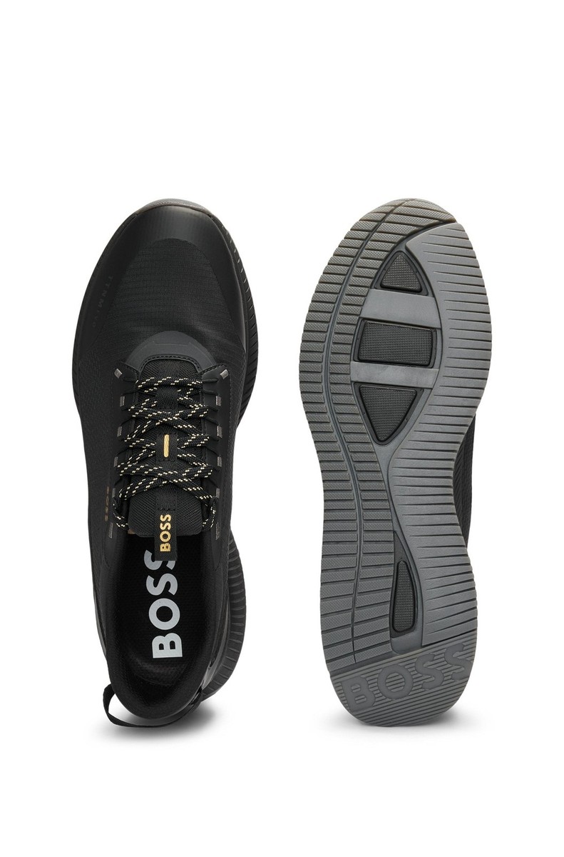 HUGO BOSS TTNM EVO RUNN $250 Mens Sneakers Training Shoes Black