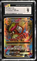 M Pidgeot EX (Full Art) 105/108 XY Evolutions