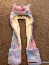 Cat  Jack Girls Unicorn HAT/SCARF/MITTEN COMBO