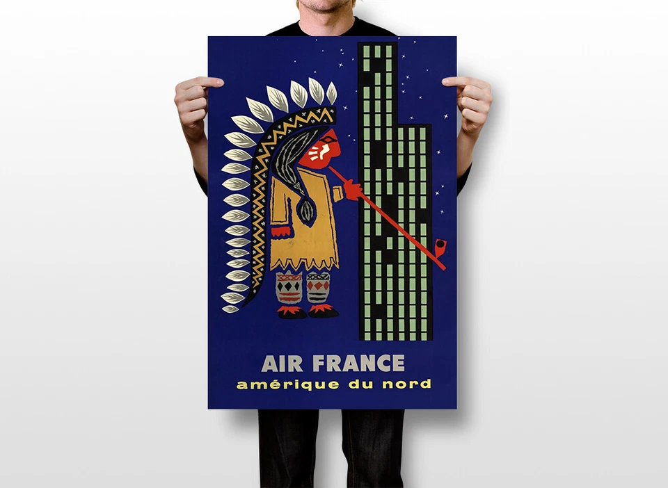 North America Skyscrapers Indio 1956 Original Vintage Wall Art - POSTER 20x30 - Image 2 of 4