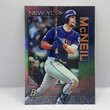 2020 Topps Bowman Platinum Baseball Jeff McNeil Base #53 New York Mets