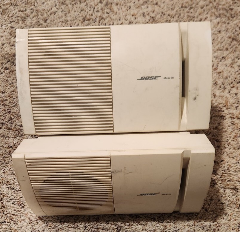 2) Bose Model 100 Speakers | eBay
