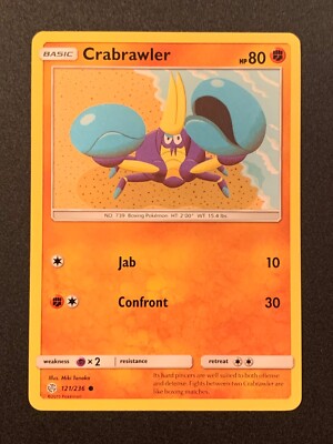 Crabrawler 121/236 | Common | Sonne und Mond Kosmische Finsternis