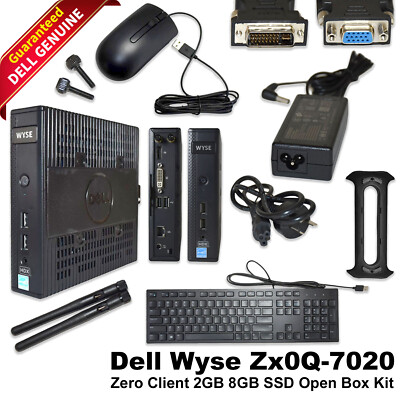 Dell Wyse 5010 Thin Client Dx0D 1.40GHz 2GB RAM 8GB Citrix HDx RJ-45 & Wifi Kit