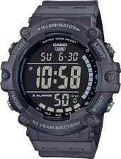 Casio AE1500WH-8BV Digital Sport Watch WR100 10 Year Battery 5 Alarm Illuminator