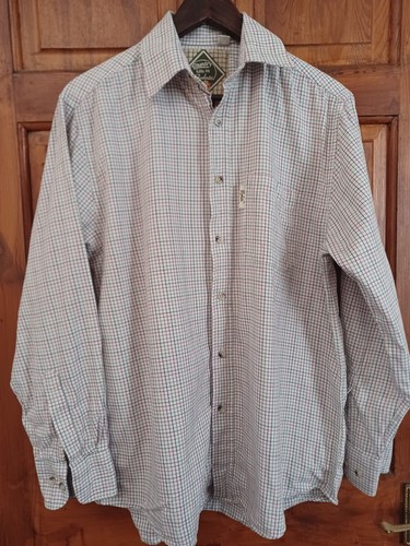 Country Life In Rydale Neu Lisset Herren Baumwolle Langarm Hemd Größe Medium