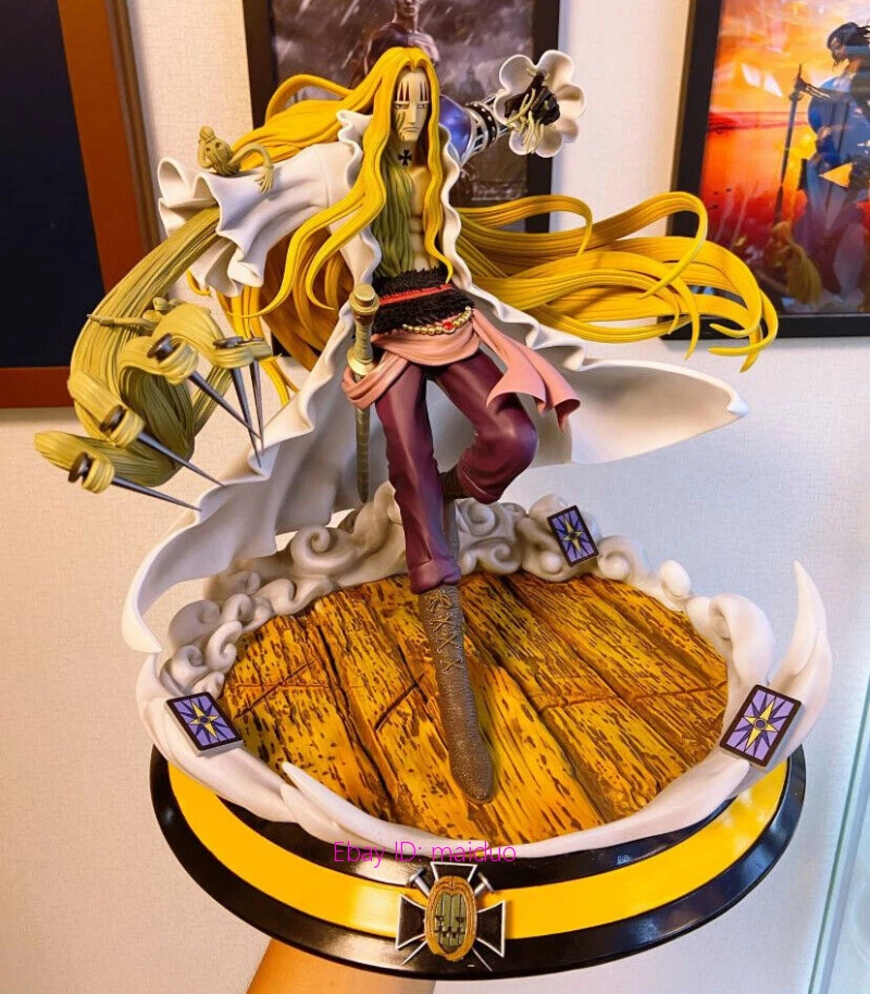 One Piece Basil Hawkins Price Fighter Studio Statue Resin Figurine Original 29cm