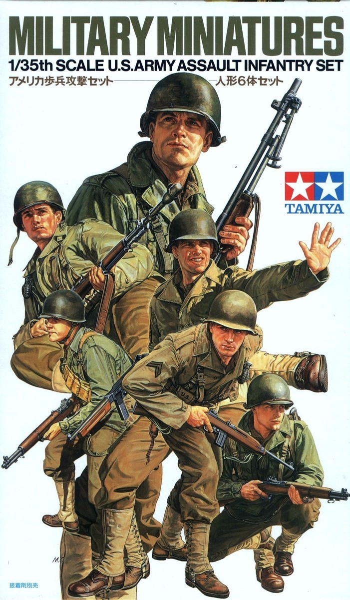 Robby 芽 Tamiya 1/35 35192 WWII US Army Assault Infantry Set (Military
