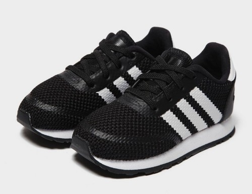 Adidas Originals N-5923 Infant Trainers Black/White-UK 3-New-Genuine-RRP £40 - Picture 2 of 7